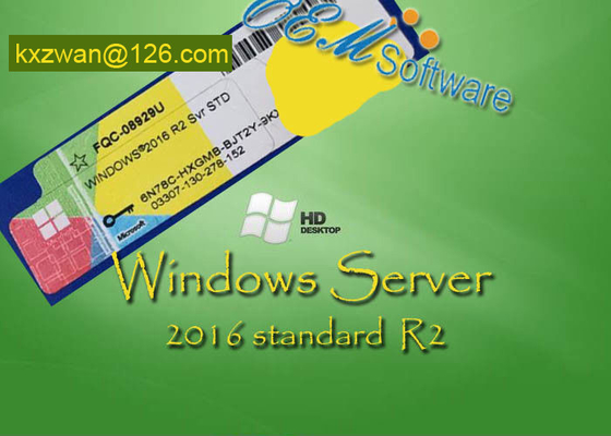 Ursprüngliche Satz Coa-Aufkleber-Einzelhandels-Schlüssellizenz Windows Server-2016 Standard-Soem-R2