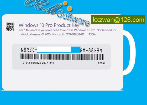 Ursprüngliche Windows 10 gewinnen Pro- Einzelhandels-Kasten 100% Usb 3,0 online 10 den Pro-Fpp Schlüssel