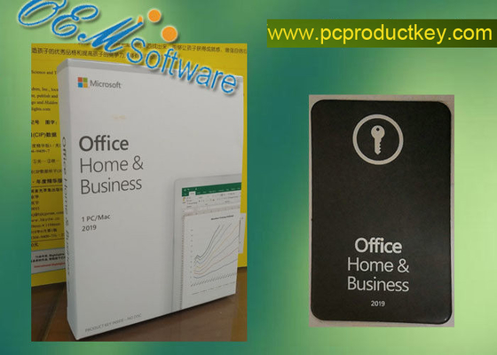 Klein- Kasten-Microsoft Office-Haus und Geschäfts-Produkt 2019 Schlüssel-Dvd FPP