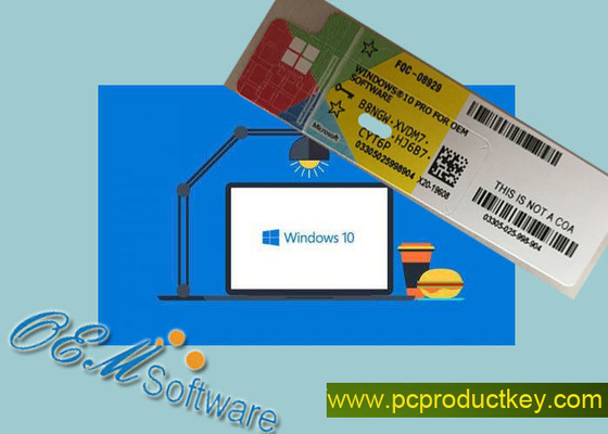 Fertigen Sie FQC Windows 10 Proprokleinschlüssel Coa des coa-Aufkleber-Gewinn-10 mit Hologramm besonders an