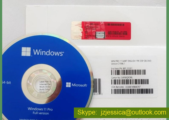 64 gebissener Windows 11 Proaktivierungs-Schlüssel Lizenz-Schlüssel Soem-Gewinn-11